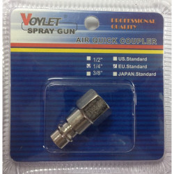 Male quick coupler, inner thread 1/2 - blister pack Male quick coupler, inner thread 1/2 - blister pack