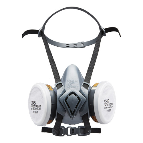 Protective half mask Modell BLS 4100 Next S/M - Thermoplastic Protective half mask Modell BLS 4100 Next S/M - Thermoplastic