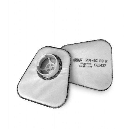 Stand alone prefilter with activated carbon for respirator BLS 4100 - pair
