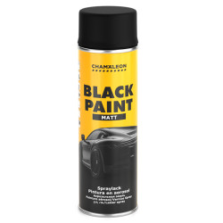 Black acrylic paint mat ; spray 500 ml