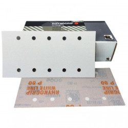 Sanding disc 115 x 230 mm with 10 holes, pack 50 pcs. Sanding disc 115 x 230 mm with 10 holes, pack 50 pcs.