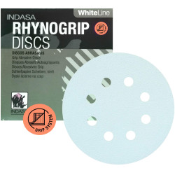 Sanding disc D 125 mm with 8 holes, pack 50 pcs. Sanding disc D 125 mm with 8 holes, pack 50 pcs.