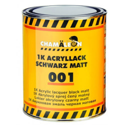 Black matt nitro paint 1L