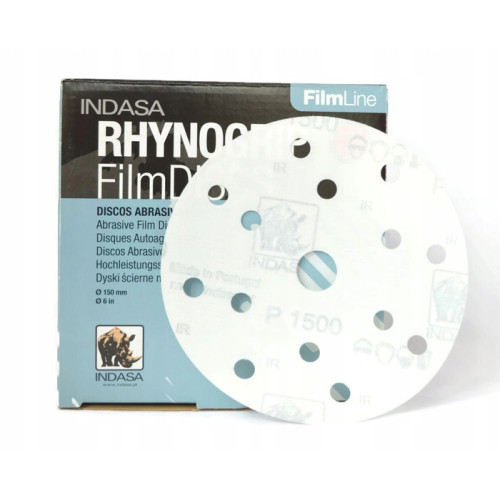 Brusni disk FilmLine - čičak fi 150 sa 15 rupa, pak. 50 kom.