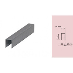 Klameri za čavlericu 5,8 mm, pak. 2000 kom.
